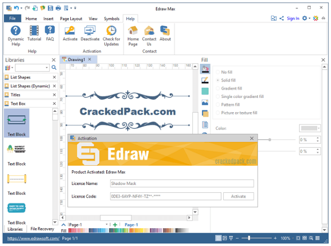 crack edraw max 9.1